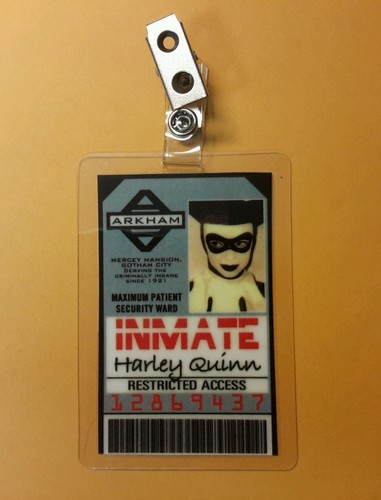 Batman badge arkham harley - arkham,