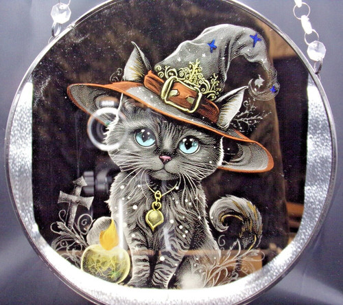 Etched and coloured image - , on