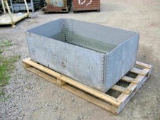 Large galvanised riveted water - galvanised,