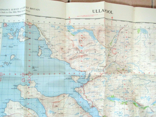 Ullapool british military map - ullapool,