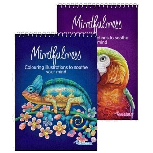Mindfulness colouring books - a5,
