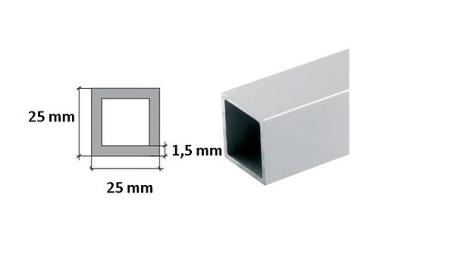Aluminium square box - aluminium,