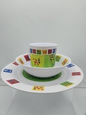 Vintage Melamine Kids ABC