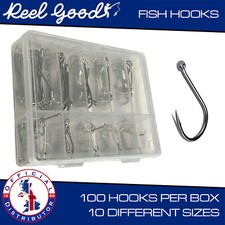 Fish hooks Box set 100pcs Accessory 10 sizes box included Fishing Set