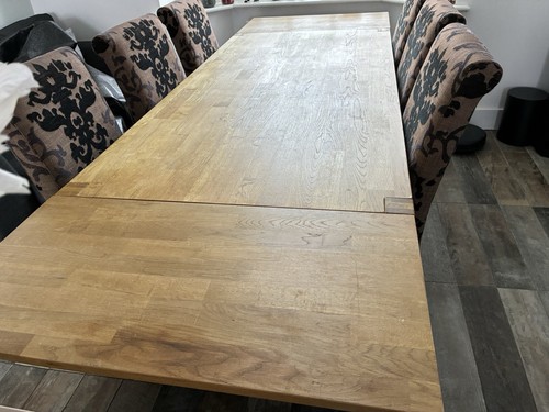 Large extendable oak - large, dinning