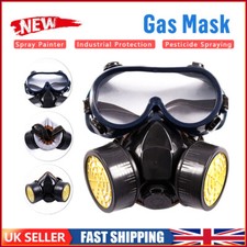 Gas Mask Half Face Respirator Paint Spray Chemical Facepiece Safety