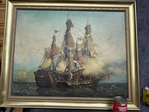 Large vintage framed - (1800),