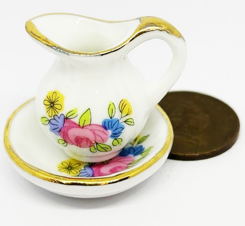 Dolls house jug wash - &, bowl