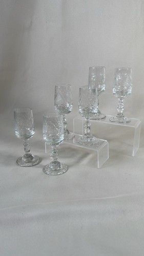 Vintage crystal stemmed - x,