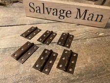 Set Of 6 Salvaged Butt Hinges