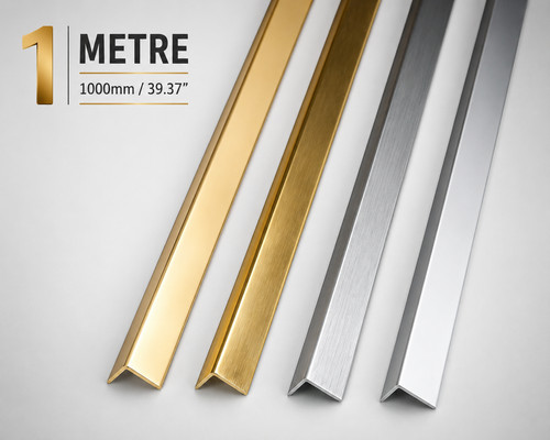 Pvc corner angle - angle, gold