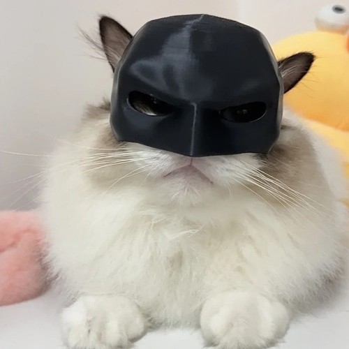 Batman mask for cats - batman, 3d