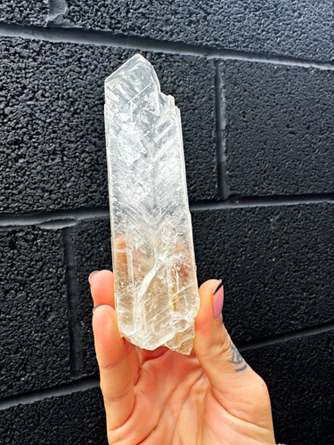 Natural clear selenite crystal - natural,