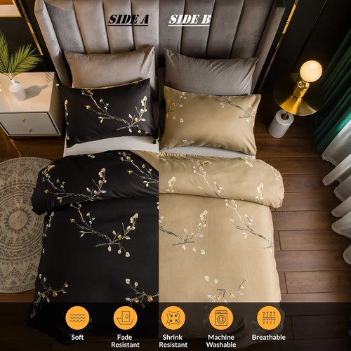 Reversible double duvet cover - reversible,
