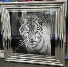 Tiger blue eyes wall art