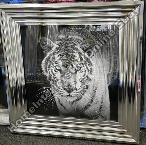 Tiger blue eyes - wall, art