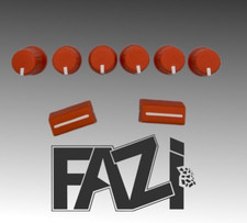 6 x ORANGE KNOBS OEM + 2FADER