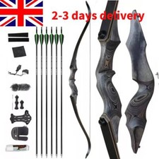 60lbs 60inch Hunting Bow Set Takedown Recurve Archery Right Hand Hunting 