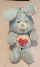 Care Bears Cousins Swift Heart Rabbit Blue 1980s Vintage 13'' VGC
