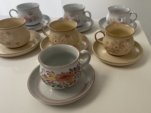 Denby job lot cup saucer - x, 7