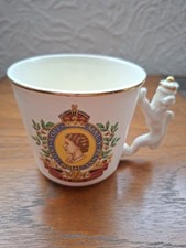 Queen Elizabeth 11 Coronation 1953 Lion Handled Mug - Kelsboro Pottery