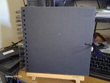 Black 8x8" (inch) Scrap Book (arts & crafts)