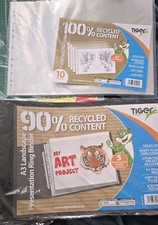 A3 Landscape Presentation Ring Binder Tiger With 10 Additional Pockets