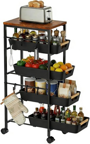Tier kitchen cart slim - cart, with