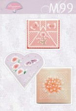 Pergamano Flower Floral Cards Pattern & Instruction Book Martha Ospina M99