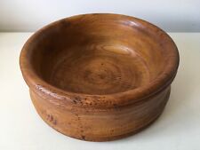 Rustic Wooden Fruit Bowl with Felted Base D22.5cm x H8.5cm