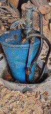 Vintage Blue Painted Forecourt Oil Pump Regent Oil Company