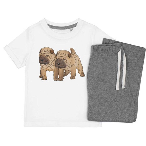 Shar pei puppies kids cotton - 'shar-pei,