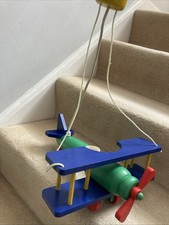 Airplane Light Fitting Wood Aeroplne