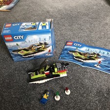 LEGO CITY: Race Boat (60114) Complete Excellent condition