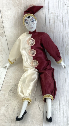 Clown figure doll - figure, china