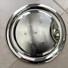 Nutbrown Stainless Steel Spiked Round Meat Carving Tray 33cms Made in England