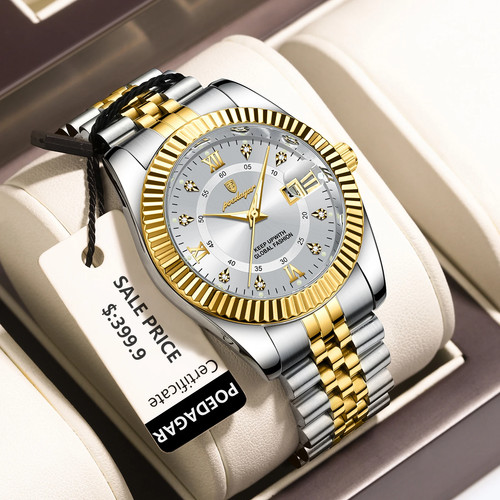 Luxury quartz men watch - men's,