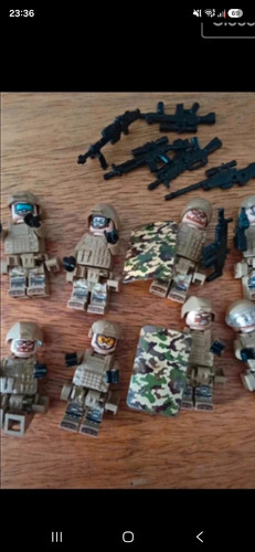 Lego swat squad with - x,