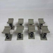 wooden train track X8 supports