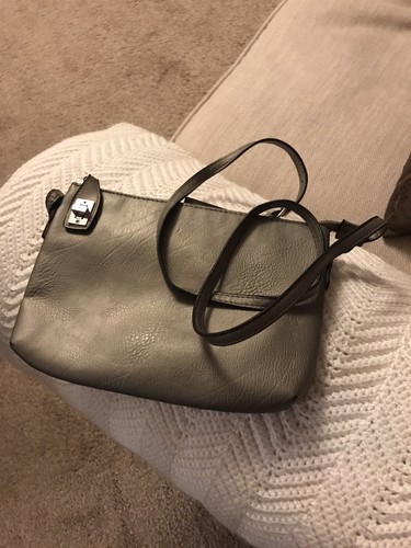 Crossbody metalic grey - crossbody, bag