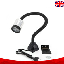 Industrial Flexible LED Work Light CNC Lathe Machine Working Lamp W/ Fixed Base
