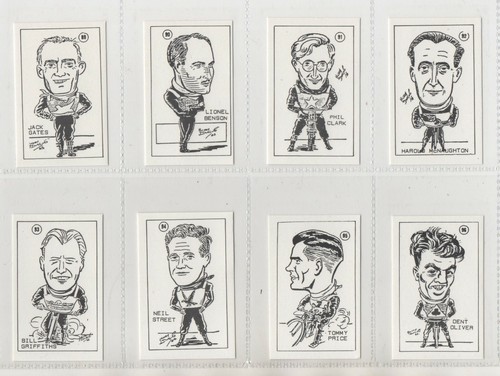 Speedway riders trade - -, card