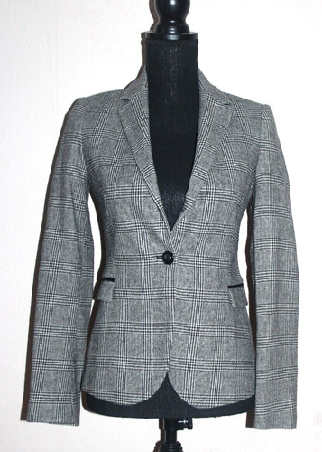 Zara checked wool houndstooth - checked,