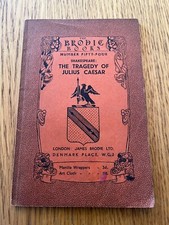 THE BRODIE BOOKS - NUMBER FIFTY-FOUR - SHAKESPEARE: JULIUS CAESAR - JAMES BRODIE