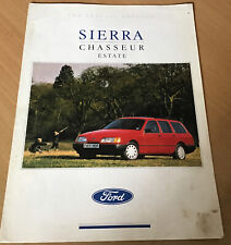 FORD SIERRA CHASSEUR ESTATE Special Edition March1989 UK Sales Brochure FA897