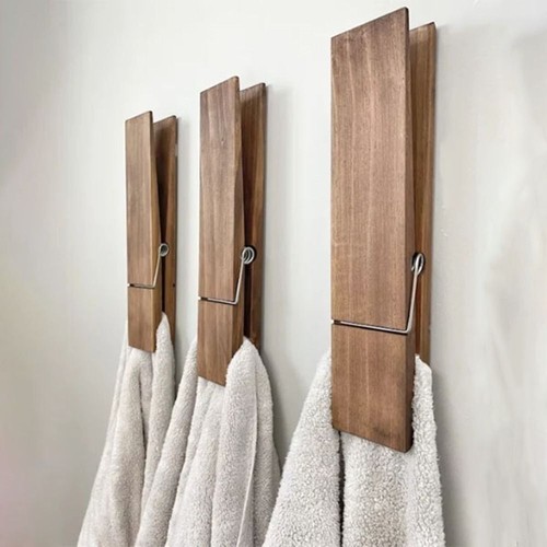 Bathroom hook giant - giant, clothespin