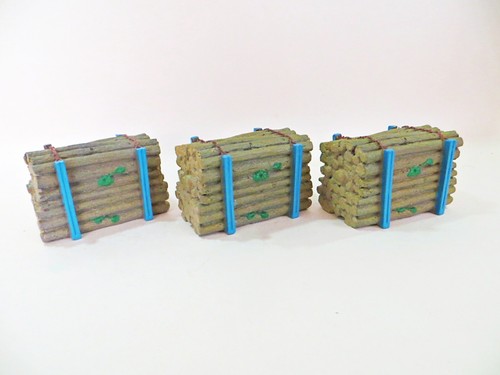Corgi resin log loads only - corgi, '3x