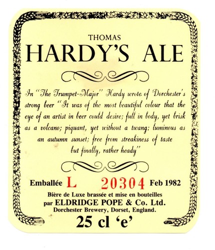 England beer label - label,