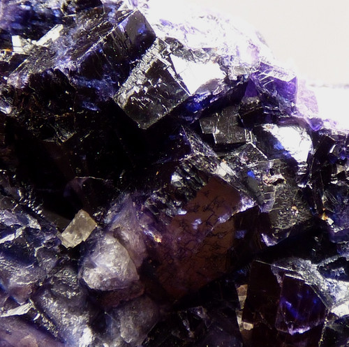 Blue john fluorite crystal - john,