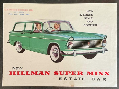 Hillman super minx estate - super,